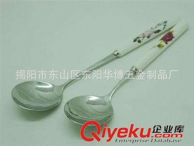 青花瓷系列陶瓷柄勺子 傳統工藝與現代實用的完美結合